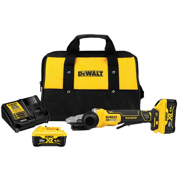 Dewalt dcg413fr2 20 volt 5 inch 6 0ah flathead paddle witch angle grinder kit
Dewalt dcg413fr2 20 volt 5 inch 6 0ah flathead paddle witch angle grinder kit
