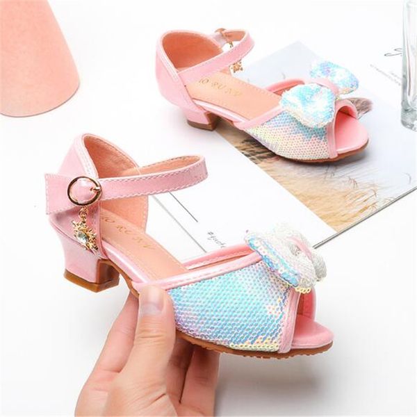 new girls sandals princess shoes children non-slip high heels student open toe beach shoes kids bow glitter 041, Black;red
new girls sandals princess shoes children non-slip high heels student open toe beach shoes kids bow glitter 041, Black;red