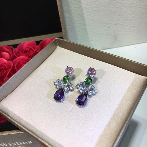women charm earrings new high-end jewelry wsj029#111540 qin3301