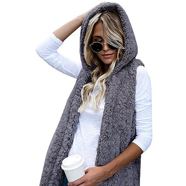 winter warm cashmere vest coat jacket women's vest sleeveless hooded pocket female cashmere cardigan long, Black;white
winter warm cashmere vest coat jacket women's vest sleeveless hooded pocket female cashmere cardigan long, Black;white