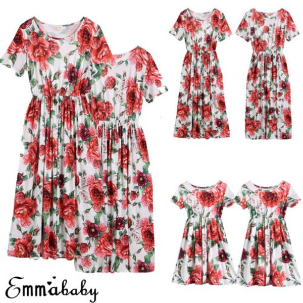 us mother and daughter casual boho floral maxi dress mommy me matching outfits, Blue
us mother and daughter casual boho floral maxi dress mommy me matching outfits, Blue