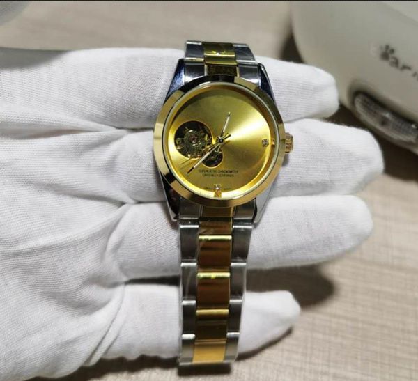 new men's watch luxury watch brand stainless steel strap hollow dial mechanical automatic watch business gift men's relojes clock, Slivery;brown
new men's watch luxury watch brand stainless steel strap hollow dial mechanical automatic watch business gift men's relojes clock, Slivery;brown
