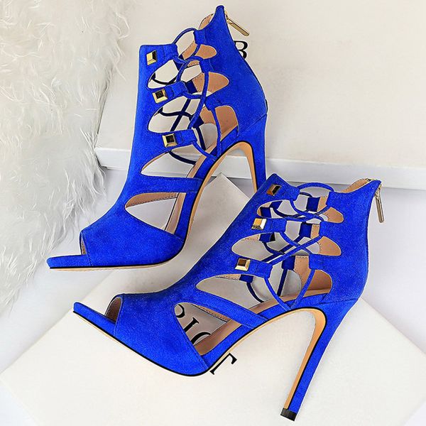 2020 Women Fetish Stripper Sandals Ankle Boots 10.5cm High Heels Lace Up Gladiator Gladiator Peep Toe Yellow Summer Blue Shoes
2020 Women Fetish Stripper Sandals Ankle Boots 10.5cm High Heels Lace Up Gladiator Gladiator Peep Toe Yellow Summer Blue Shoes