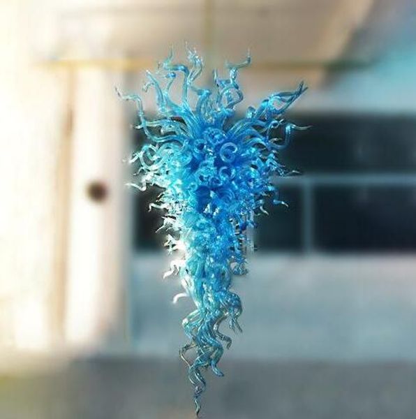 hand blown chandelier lamp modern art glass lighting custom blue lamps for home decoration
hand blown chandelier lamp modern art glass lighting custom blue lamps for home decoration