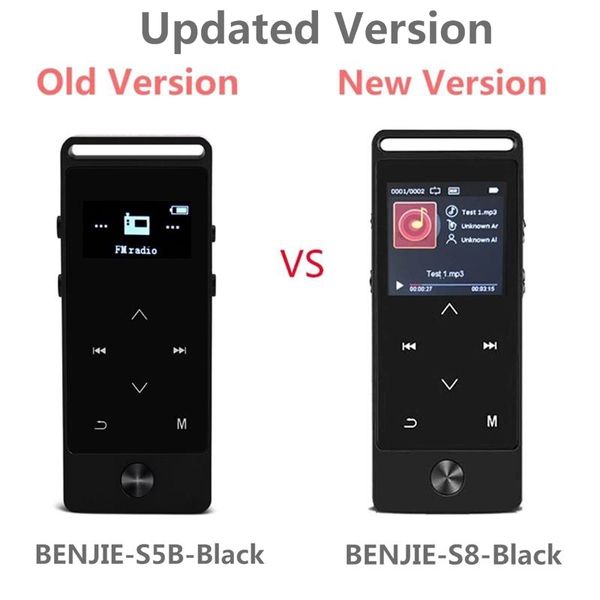 2019 upgrade version benjie-s8 bluetooth mp3 player 8gb touch button colorful menu lossless music player with fm
2019 upgrade version benjie-s8 bluetooth mp3 player 8gb touch button colorful menu lossless music player with fm