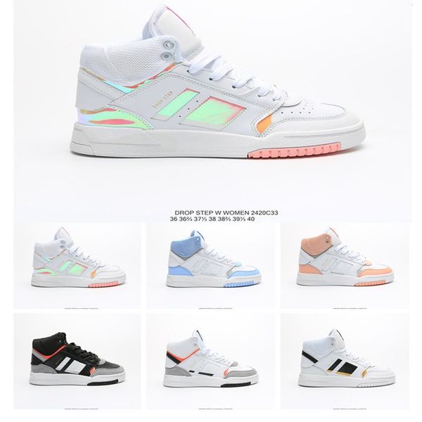 originals 2019 drop step leather high casual shoes for men women white black pink zapatillas training sneakers sports shoes fashion 36-44
originals 2019 drop step leather high casual shoes for men women white black pink zapatillas training sneakers sports shoes fashion 36-44