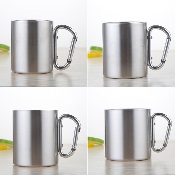 220ml 300ml 350ml 450ml stainless steel cup outdoor camping traveling picnic cup double wall mug with carabiner hook handle
220ml 300ml 350ml 450ml stainless steel cup outdoor camping traveling picnic cup double wall mug with carabiner hook handle