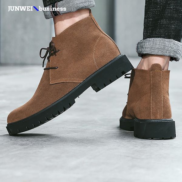 suede leather men work shoes outdoor male lace up for man autumn winter ankle boots with fur black big size 48 o5
suede leather men work shoes outdoor male lace up for man autumn winter ankle boots with fur black big size 48 o5
