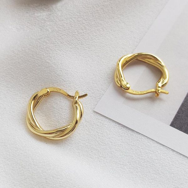 vintage small gold color hoop earrings western women 925 silver twisted piercing earrings jewelry brinco, Golden;silver
vintage small gold color hoop earrings western women 925 silver twisted piercing earrings jewelry brinco, Golden;silver