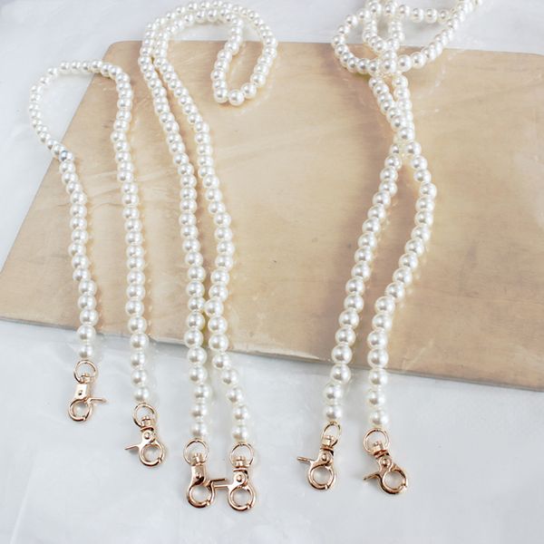2019 imitate pearl bag strap fashion women shoulder handbag chain charming purse handles cute gold chain tote women bag parts, Black
2019 imitate pearl bag strap fashion women shoulder handbag chain charming purse handles cute gold chain tote women bag parts, Black