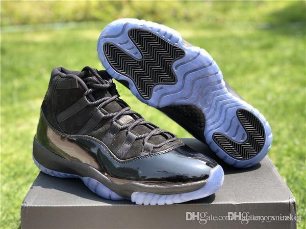 2018 11 cap and gown blackout basketball 11s shoes for men patent leather real carbon fiber sport sneakers with box 378037-00, White;red
2018 11 cap and gown blackout basketball 11s shoes for men patent leather real carbon fiber sport sneakers with box 378037-00, White;red