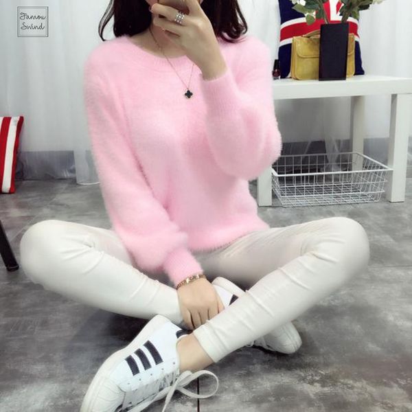 sweater winter new casual loose sweater women long sleeve acetate thick turtleneck pullovers female solid mohair ladies coat, White;black
sweater winter new casual loose sweater women long sleeve acetate thick turtleneck pullovers female solid mohair ladies coat, White;black