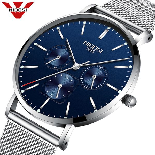 watches men watch nibosi quartz sport men full steel wristwatches casual watch waterproof relogio masculin, Slivery;brown
watches men watch nibosi quartz sport men full steel wristwatches casual watch waterproof relogio masculin, Slivery;brown