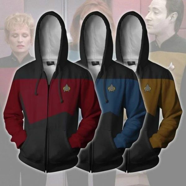 star voyager command cosplay star costume hoodie trek hoodie 3d print zipper jacket sweatshirts, Black
star voyager command cosplay star costume hoodie trek hoodie 3d print zipper jacket sweatshirts, Black