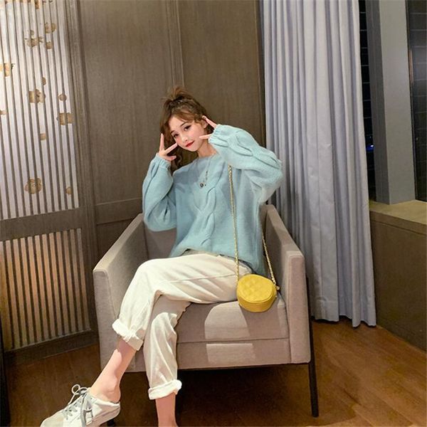 sweater female 2019 new spring and autumn wear loose korean students wild hooded solid color long-sleeved knitting, White;black
sweater female 2019 new spring and autumn wear loose korean students wild hooded solid color long-sleeved knitting, White;black