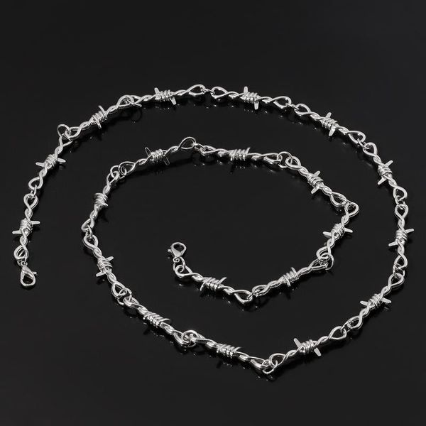 punk thorns metal long necklace harajuku hip hop grunge chain necklaces man woman streetwear jewerly gift one piece, Silver
punk thorns metal long necklace harajuku hip hop grunge chain necklaces man woman streetwear jewerly gift one piece, Silver