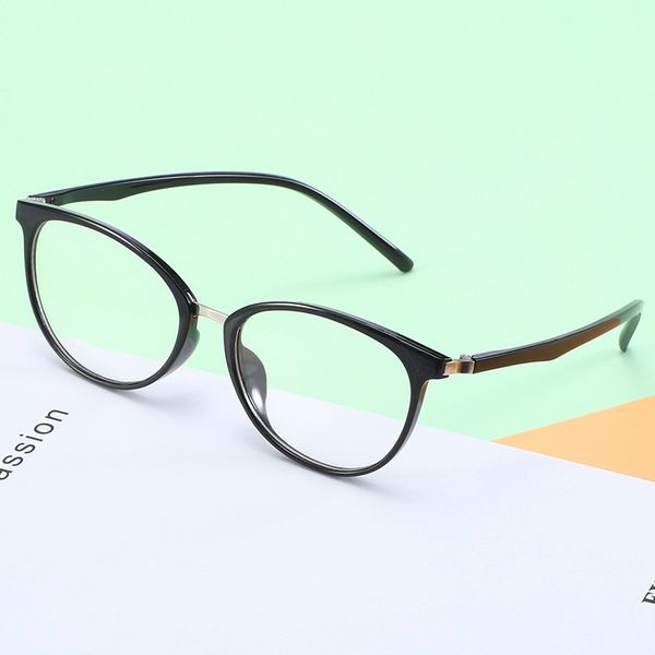 korean version of the oval trend full frame glasses comfortable ultra light fashion glasses men and women art decorative, Black
korean version of the oval trend full frame glasses comfortable ultra light fashion glasses men and women art decorative, Black