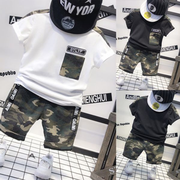 baby boys clothing sets 2020 summer new children's camouflage sport suits kids boys short sleeve t shirt+shorts 2pcs sets 2-7y, White
baby boys clothing sets 2020 summer new children's camouflage sport suits kids boys short sleeve t shirt+shorts 2pcs sets 2-7y, White