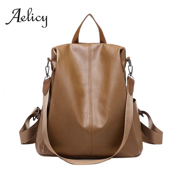 aelicy women anti-theft backpack travel satchel quality pu leather school bag lady new fashion retro shoulder bag female
aelicy women anti-theft backpack travel satchel quality pu leather school bag lady new fashion retro shoulder bag female