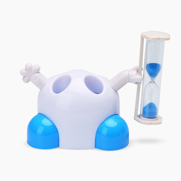 Bathroom Teeth Brush Holder Hourglass 3 Minutes Timer Sand Watch Clock Kid Children Teeth Brushing Countdown Timing Sandglass