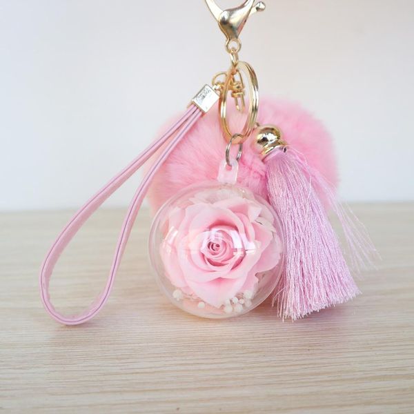 novelty preserved rose keychain tassels and rabbit fur key chain flower keyring for women girls handbag key decoration, Slivery;golden
novelty preserved rose keychain tassels and rabbit fur key chain flower keyring for women girls handbag key decoration, Slivery;golden