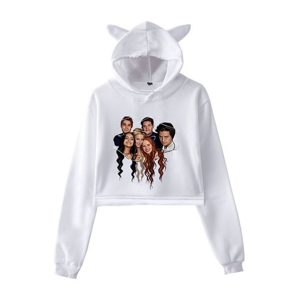 new riverdale crop hoodies sweatshirt women pullovers riverdale hoodies casual women's/girl's white hoody steetwear, Black
new riverdale crop hoodies sweatshirt women pullovers riverdale hoodies casual women's/girl's white hoody steetwear, Black