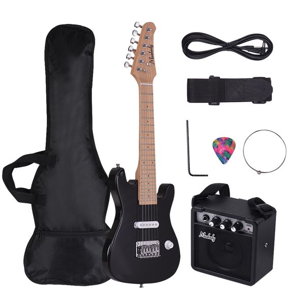 muslady 28 inch st electric guitar kit maple neck paulownia body with amplifier guitar bag strap pick string cable for kids
muslady 28 inch st electric guitar kit maple neck paulownia body with amplifier guitar bag strap pick string cable for kids