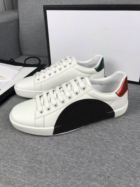 embroidered designer shoes mens womens ace genuine leather designer men shoes white casual shoes, Black
embroidered designer shoes mens womens ace genuine leather designer men shoes white casual shoes, Black