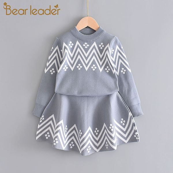 bear leader girls children's sets 2020 autumn kids geometric pattern outfits long sleeve girl clothes knitwear 2pcs cute costume, White
bear leader girls children's sets 2020 autumn kids geometric pattern outfits long sleeve girl clothes knitwear 2pcs cute costume, White