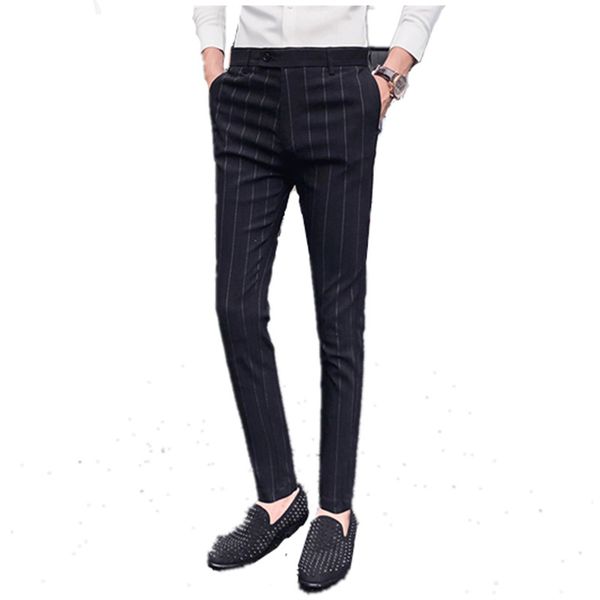2019 brand fashion new quality cotton men pants suit pants spring summer long male classic business stripe casual men's trousers, White;black
2019 brand fashion new quality cotton men pants suit pants spring summer long male classic business stripe casual men's trousers, White;black