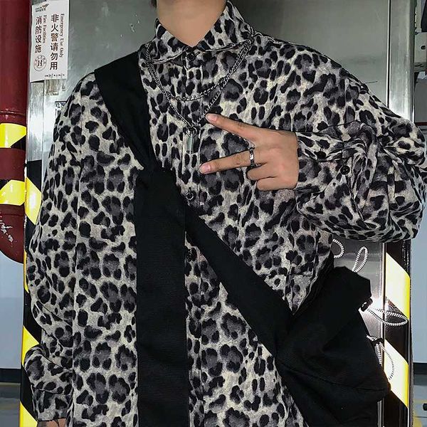leopard korean shirts men vintage hip hop loose long sleeve fashion shirt men's harajuku casual dress shirts clothing 50cs, White;black
leopard korean shirts men vintage hip hop loose long sleeve fashion shirt men's harajuku casual dress shirts clothing 50cs, White;black