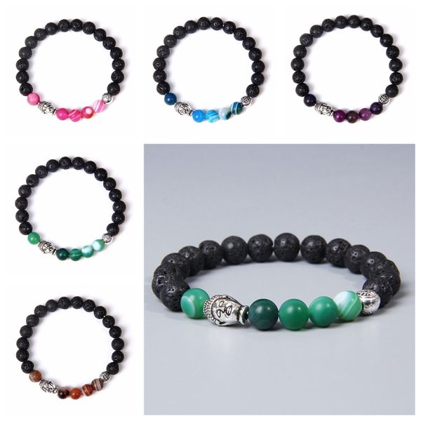 handmade natural stone buddha charm beads bracelet green pink blue coffee agates stone bracelet for women men yoga jewelry gifts, Black
handmade natural stone buddha charm beads bracelet green pink blue coffee agates stone bracelet for women men yoga jewelry gifts, Black