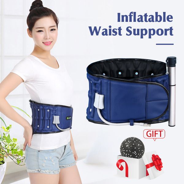 inflatable waist support adjustable decompression back belt brace lower lumbar traction protection fixed correction pain release, Black;red
inflatable waist support adjustable decompression back belt brace lower lumbar traction protection fixed correction pain release, Black;red