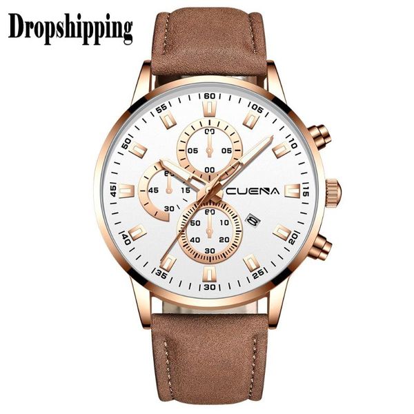 men busine sports watch new fashion men watches analog quartz wristwatches leather band watches montre homme 2020 #zd, Slivery;brown
men busine sports watch new fashion men watches analog quartz wristwatches leather band watches montre homme 2020 #zd, Slivery;brown