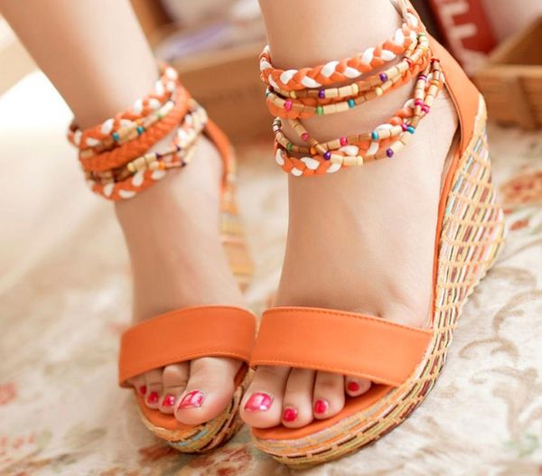 2019 women's sandals in summer with new style slope heel thick bottom waterproof table @2507, Black
2019 women's sandals in summer with new style slope heel thick bottom waterproof table @2507, Black