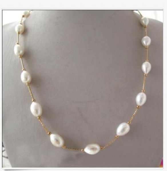 2019 elegant 20" 10-12mm south sea baroque white pearl necklace 14k yellow gold clasp, Silver
2019 elegant 20" 10-12mm south sea baroque white pearl necklace 14k yellow gold clasp, Silver