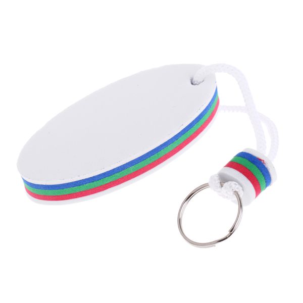 surfboard shaped foam floating key chain key ring for boating, kayaking, canoeing, surfing and swimming