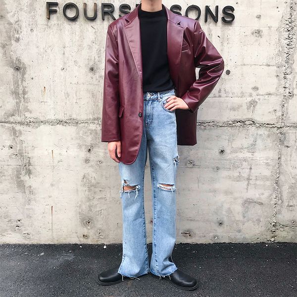 мужчины урожай streetwear свободный свободный кожаный костюм куртка blazer мужской искусственного меха куртка верхняя одежда пальто, White;black
мужчины урожай streetwear свободный свободный кожаный костюм куртка blazer мужской искусственного меха куртка верхняя одежда пальто, White;black