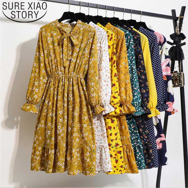 2020 spring new long sleeve vintage floral chiffon dress elegant bow high waist pleated maxi dress summer robe 8824 50, Black;gray
2020 spring new long sleeve vintage floral chiffon dress elegant bow high waist pleated maxi dress summer robe 8824 50, Black;gray