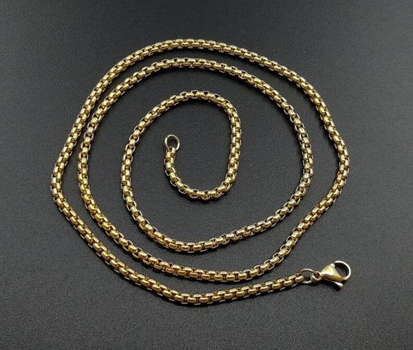 man gold silvery stainless steel necklace 24inch 30inch 3mm square pearl chain necklace for pendant, Silver
man gold silvery stainless steel necklace 24inch 30inch 3mm square pearl chain necklace for pendant, Silver