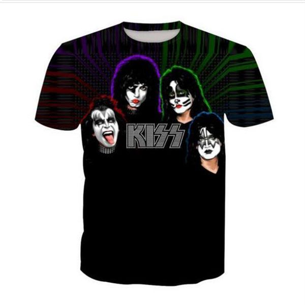 2020 popular fashion summer style shirt kiss men short sleeve tee 3d printed t shirts men women couples shirt x00344, White;black
2020 popular fashion summer style shirt kiss men short sleeve tee 3d printed t shirts men women couples shirt x00344, White;black