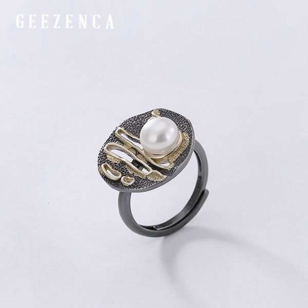 925 sterling silver black gold plated round hollow pearl open ring for women fine jewelry 2019 autumn new vintage rings gift, Golden;silver
925 sterling silver black gold plated round hollow pearl open ring for women fine jewelry 2019 autumn new vintage rings gift, Golden;silver