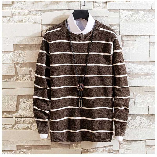 men's sweaters 2021 fashion brand sweater mens pullover striped slim fit jumpers knitred woolen autumn korean style casual men clothes, White;black
men's sweaters 2021 fashion brand sweater mens pullover striped slim fit jumpers knitred woolen autumn korean style casual men clothes, White;black