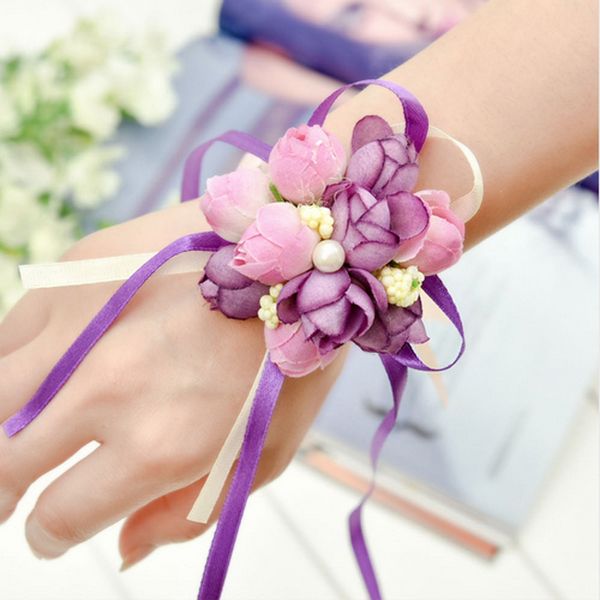 5 colors wrist flowers pearl silk rose ribbon artificial flower party wedding decoration bride bridemaid corsages hand flower
5 colors wrist flowers pearl silk rose ribbon artificial flower party wedding decoration bride bridemaid corsages hand flower