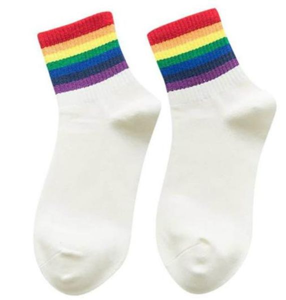 womens designer midcalf length calcetines rainbow colors preppy style teenager girls socks sports chaussettes women socks, Black;white
womens designer midcalf length calcetines rainbow colors preppy style teenager girls socks sports chaussettes women socks, Black;white