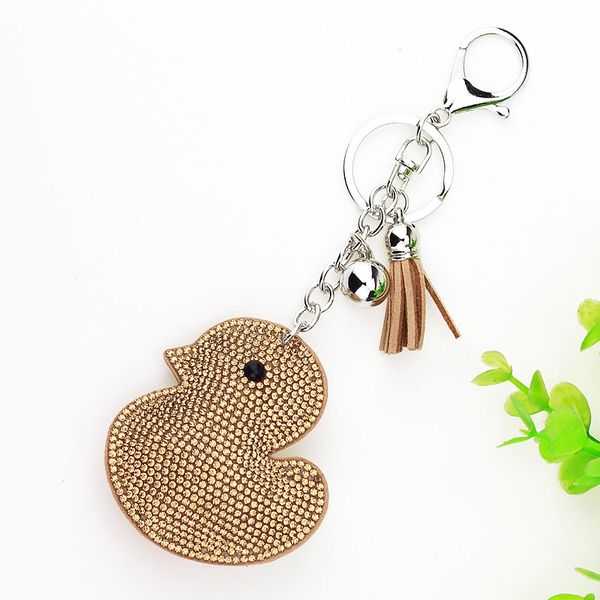 cute duck crystal rhinestone leather keyrings key chains holder purse bag car christmas gift keychains jewelry for women, Silver
cute duck crystal rhinestone leather keyrings key chains holder purse bag car christmas gift keychains jewelry for women, Silver