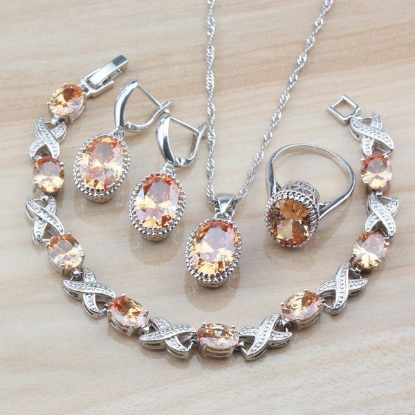 vintage champagne cubic zirconia oval jewelry sets of 925 silver women costume earrings/necklace/bracelet and ring sets, Slivery;golden
vintage champagne cubic zirconia oval jewelry sets of 925 silver women costume earrings/necklace/bracelet and ring sets, Slivery;golden