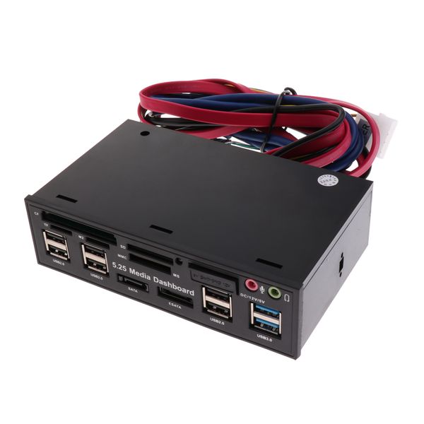 5.25 " оптический привод многофункциональная приборная панель media usb 3.0 / 2.0 передняя панель