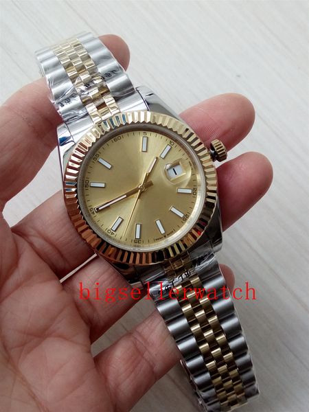 men watch 41mm 126333 asia 2813 movement 18k gold gold fuchsiadial two tone gold bangles automatic men's watch watches, Slivery;brown
men watch 41mm 126333 asia 2813 movement 18k gold gold fuchsiadial two tone gold bangles automatic men's watch watches, Slivery;brown