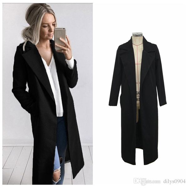 fashionable personal women's clothing wool & blends outerwear & coats japanese-korean style turndown collar long jacket charming in tem, Black
fashionable personal women's clothing wool & blends outerwear & coats japanese-korean style turndown collar long jacket charming in tem, Black